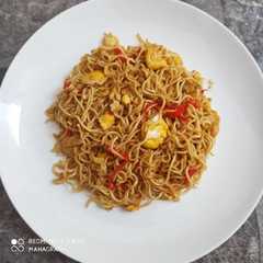 A picture of Aunt's Fried Noodle Recipe.