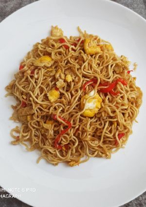 A picture of Aunt's Fried Noodle Recipe.
