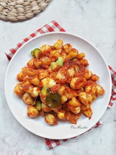 Foto resep Balado Kentang, Telur Puyuh dan Pete