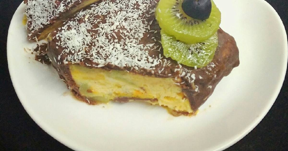 Coconut icecream cake Recipe by Sandeepa Dwivedi Cookpad