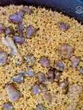 Arroz con costillas y carrillada sabor manchego