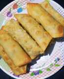 Vegetable Spring Rolls (with homemade wrapper)