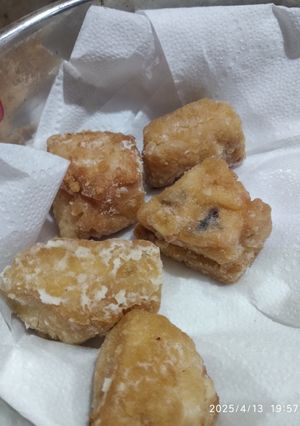 Una foto de No cazón vegano en adobo