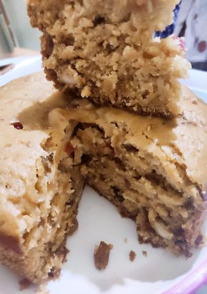 A picture of Wheat dry fruits cake.