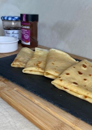 Une photo de Crêpe légère et moelleuse