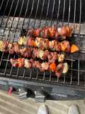 Brochetas de res