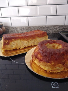 Una foto de Budín de pan y vainillas