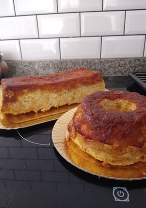 Una foto de Budín de pan y vainillas