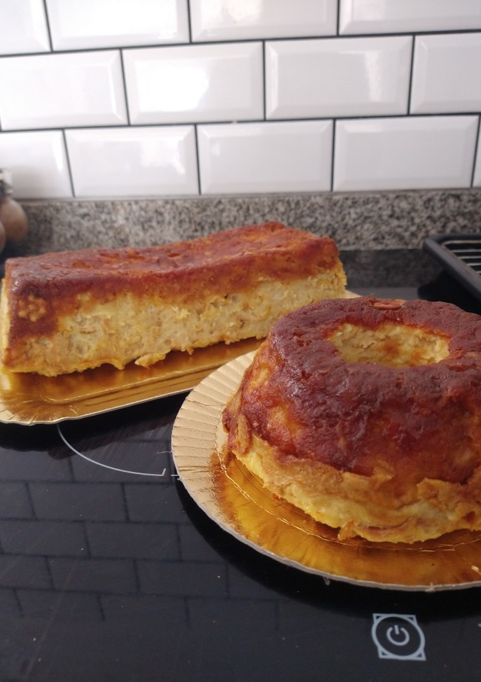 Una foto de Budín de pan y vainillas