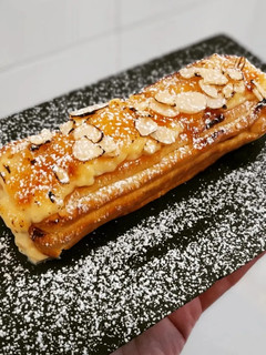 Una foto de Masa choux con crema pastelera