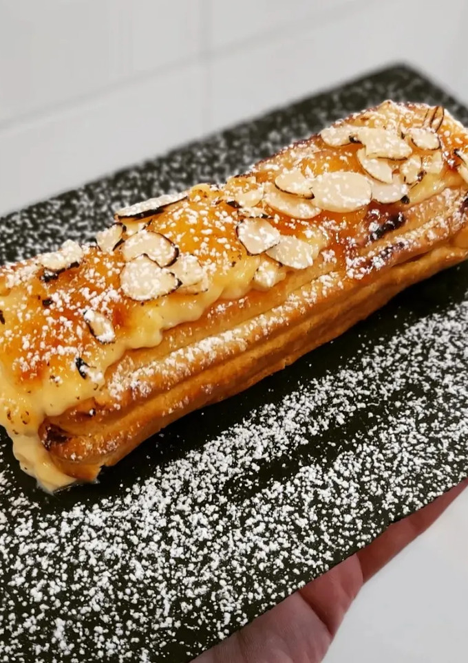 Una foto de Masa choux con crema pastelera