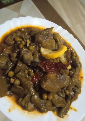صورة لوصفة تبيخة فول بالقرنون والجلبانة
