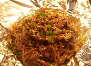 Una foto de Soba de vegetales