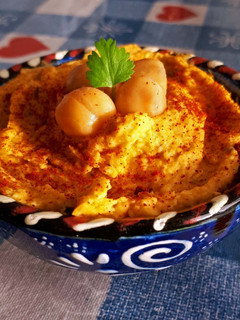 Une photo de Houmous à la patate douce