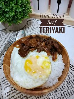 Foto resep Rice Bowl Beef Teriyaki