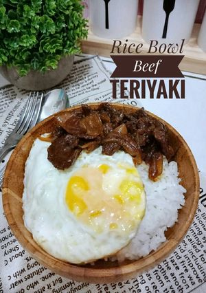 Foto resep Rice Bowl Beef Teriyaki