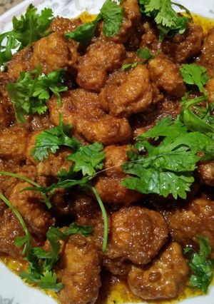 A picture of Prawns karahi. Karahi challenge #Ramdankityari.