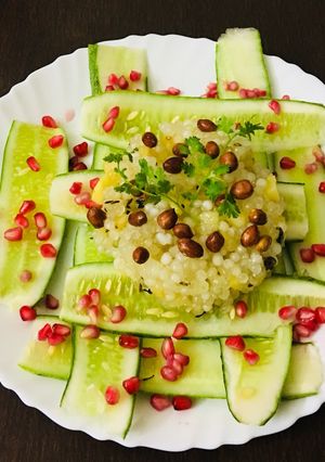 A picture of Sabudana khichdi.