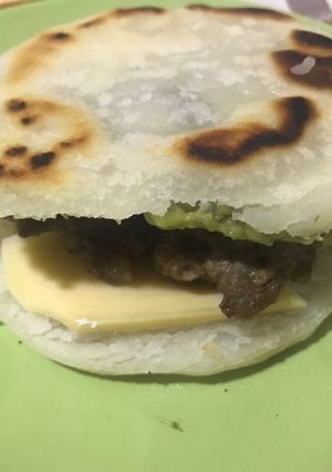 Una foto de Arepas de harina de arroz