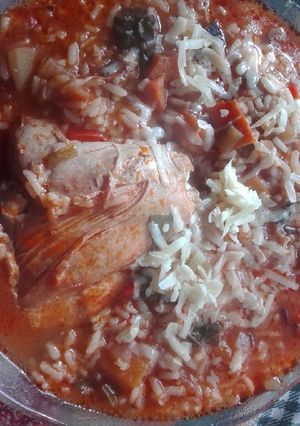 Una foto de Sabroso arroz con pollo