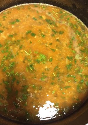 Hình của món Daal simple.