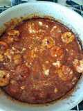 Fresh Shrimp Saganaki in the Oven