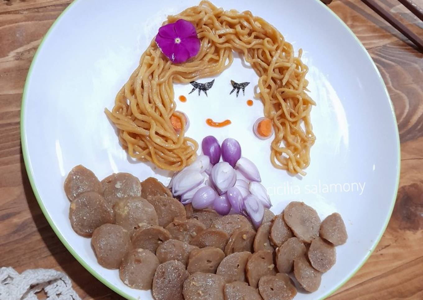 Mie Goreng Bakso (Bumbu Iris)