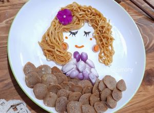 Foto resep Mie Goreng Bakso (Bumbu Iris)