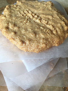 A picture of Vegan GF Keto Peanut Butter Cookies.