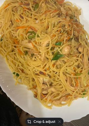 A picture of Hakka noodles.