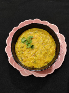 A picture of Green moong toor dal tadka.