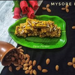 Mysore Pak (Traditional South Indian Sweet) A picture of Mysore Pak (Traditional South Indian Sweet).
