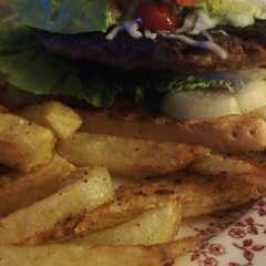 Una foto de Hamburguesa vegetal