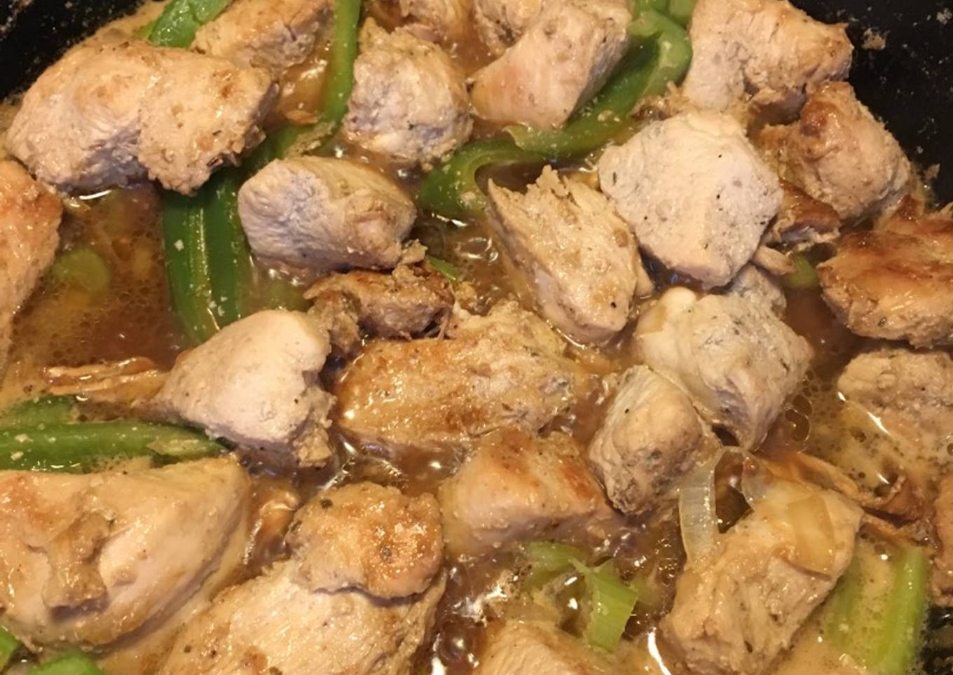 Pechugas Salteadas en su Jugo