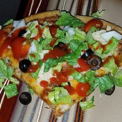 A picture of Taco Pizza.