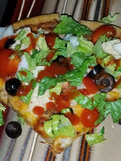 A picture of Taco Pizza.