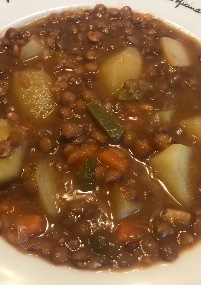 Una foto de Lentejas guisadas con verduras