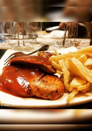 A picture of CHICKEN STEAK #cookpadramadan.