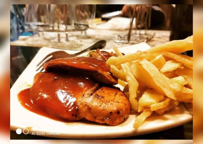 CHICKEN STEAK #cookpadramadan