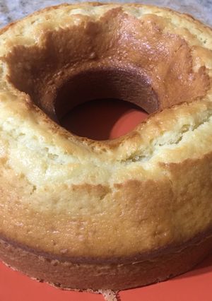 Una foto de Budín de limón con frutos secos