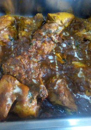 A picture of Chicken curry.