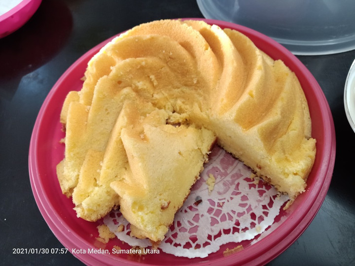 Resep Bolu Tape tanpa emulsifer Anti Gagal