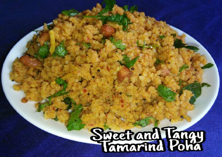 Easiest Way to Prepare Ultimate Sweet and Tangy Tamarind Poha