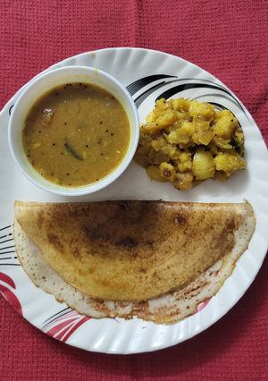 A picture of Leftover Rice Dosa.