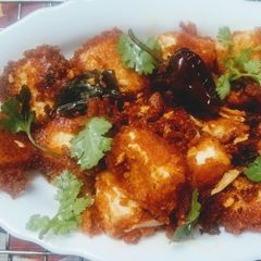 A picture of Spicy Paneer 65.