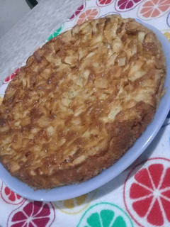 Una foto de Torta de manzana