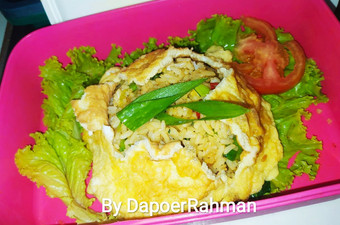 Resep Bekal Simpel Nasgor Selimut, Lezat Sekali