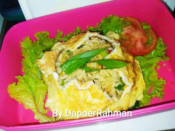 Resep Bekal Simpel Nasgor Selimut, Lezat Sekali