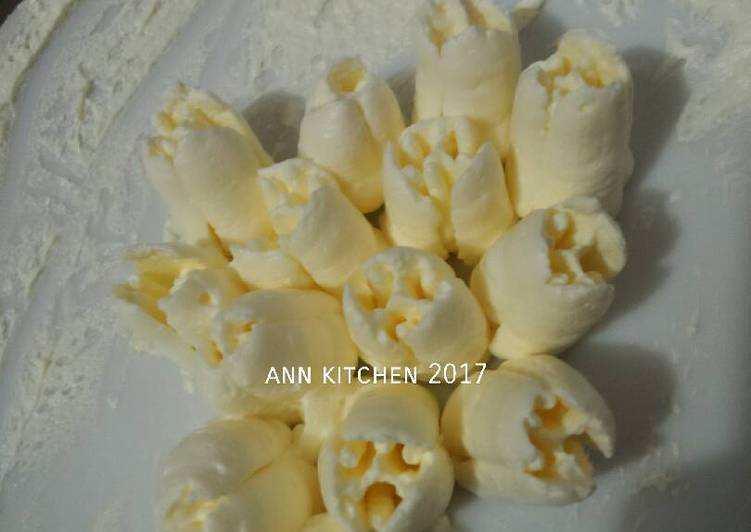 Bagaimana Membuat Buttercream ala chef christian chico (ekonomis dan enak), Sempurna