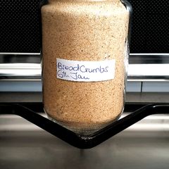 A picture of Home made Bread crumbs.